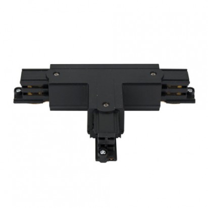 Artecta Left T-connector Black 3-circuit track IP20