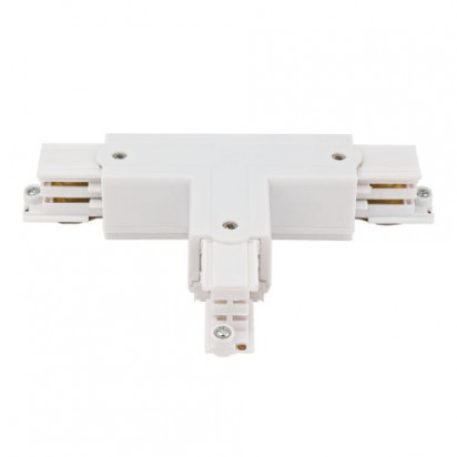 Artecta Left T-connector White 3-circuit track IP20