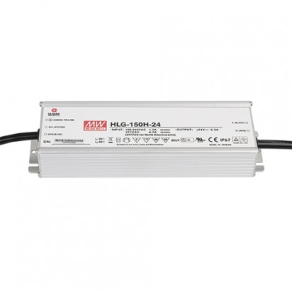 Artecta LED Power Supply IP67 24V 150W Meanwell (HLG-150H-24)