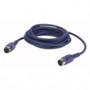 DAP Midi Cable Moulded Conn.1.5mtr DIN 5p 3-pins connected