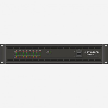 Dynacord DSA 8805 / 220-240V Class-D Amplifier, VLD, Remote opt., 8 x 500W EN54-16* 2 HU