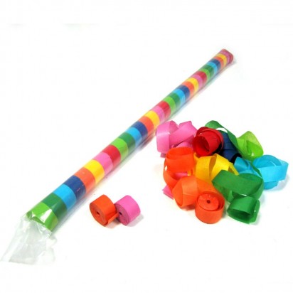 MagicFX Streamers 10m x 1.5cm - Multicolour Streamers Paper polybag