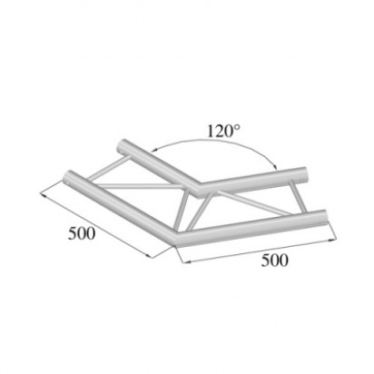 Pro-truss Pro 32 Corner C 220 H 2-way horizontal 120°