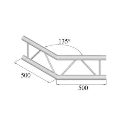 Pro-truss Pro 32 Corner C 230 V 2-way vertical 135°