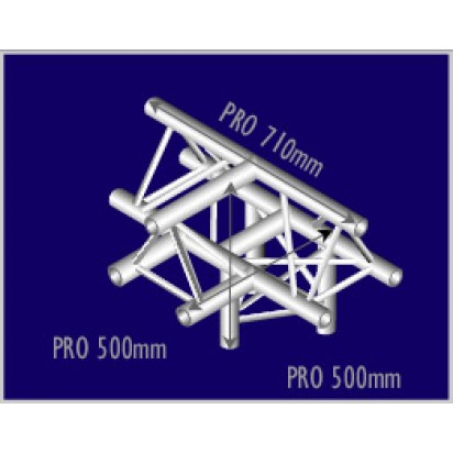 Pro-truss Pro 33 T-piece C 430 4-way apex up Prolyte compatible