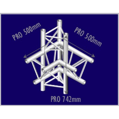 Pro-truss Pro 33 Corner C 440 4-way 90° right