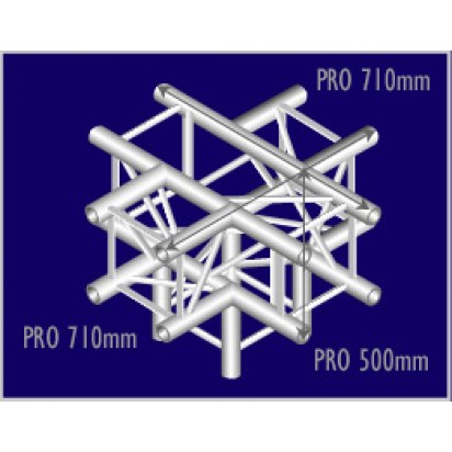 Pro-truss  Pro 34  T-piece  C 510 5-way cross Prolyte compatible