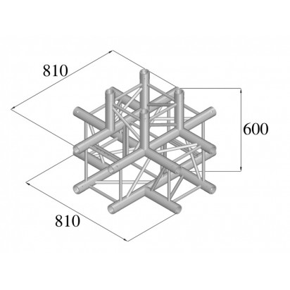 PRO-truss  PRO 44  T-PieCe  C 510 5-way Cross